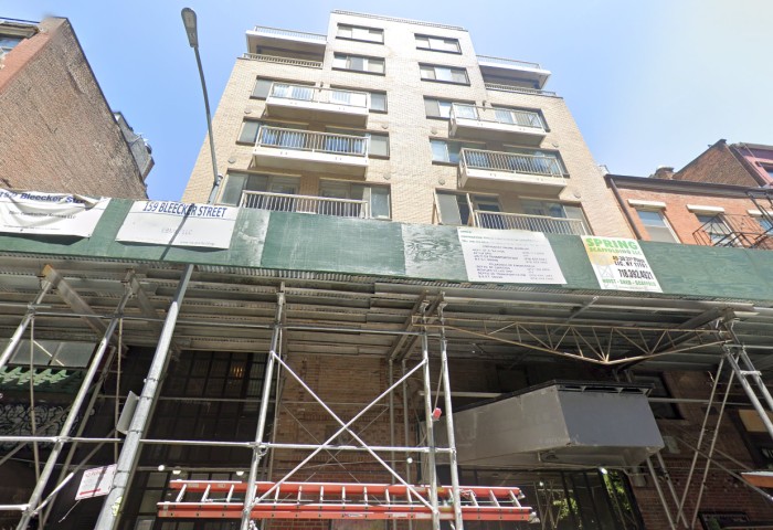 Image of 161 Bleecker Street (Credit - Google)