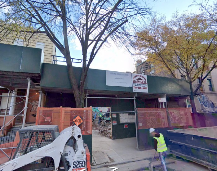 Toorak Capital Partners files pre-foreclosure at 245 Franklin Avenue (Credit - Google)