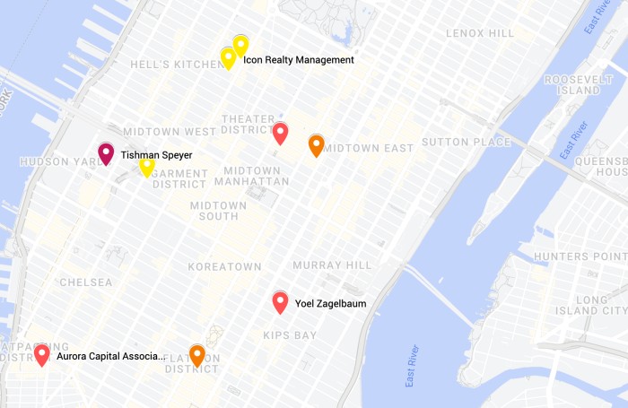 New York City commercial loans recorded last week: PincusCo