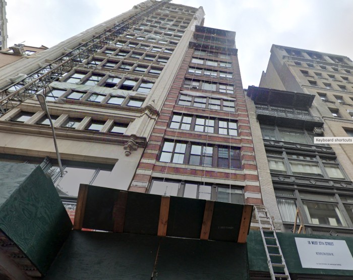 18 West 27th Street (Credit - Google)