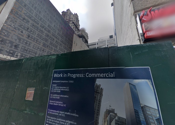 112 Liberty Street (Credit - Google)