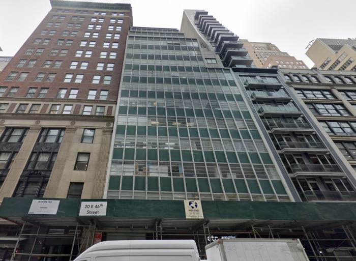 20 East 46th Street (Credit - Google)