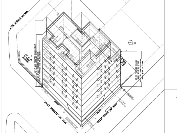 46-30 21st Street rendering (Credit - Ning Lu Architect)