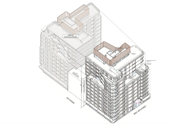 489 Ninth Avenue and 501 Ninth Avenue (Credit Jeremiah Zuidema architect)