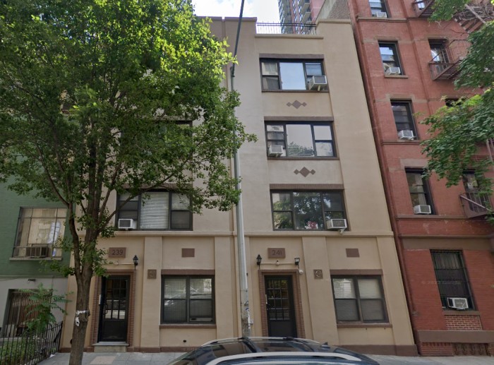 239-241 East 39th Street (Credit - Google)
