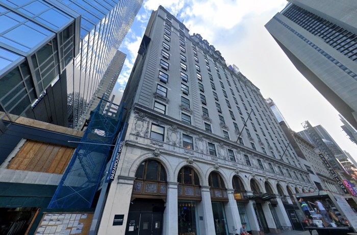 Paramount Hotel 245 West 46th Street (Credit - Google)