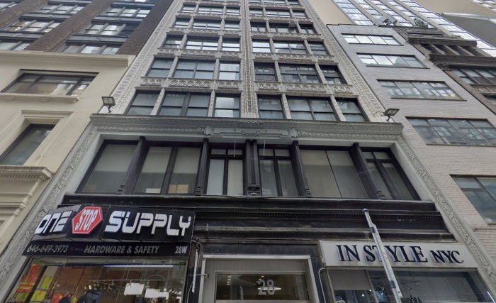 28 West 36th Street (Credit- Google)
